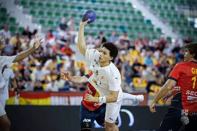 زياد حشاد لاعب منتخب مصر لكرة اليد